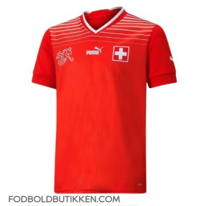 Schweiz Hjemmebanetrøje VM 2022 Kortærmet